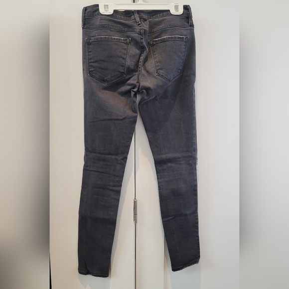 Frame Denim Le Skinny de Jeanne Black Size 26 - Picture 4 of 4